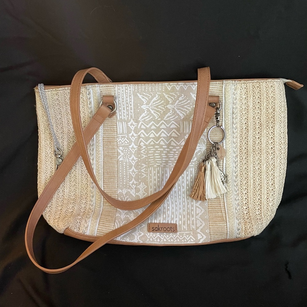 Sakroots Macrame Inspired Shoulder Bag